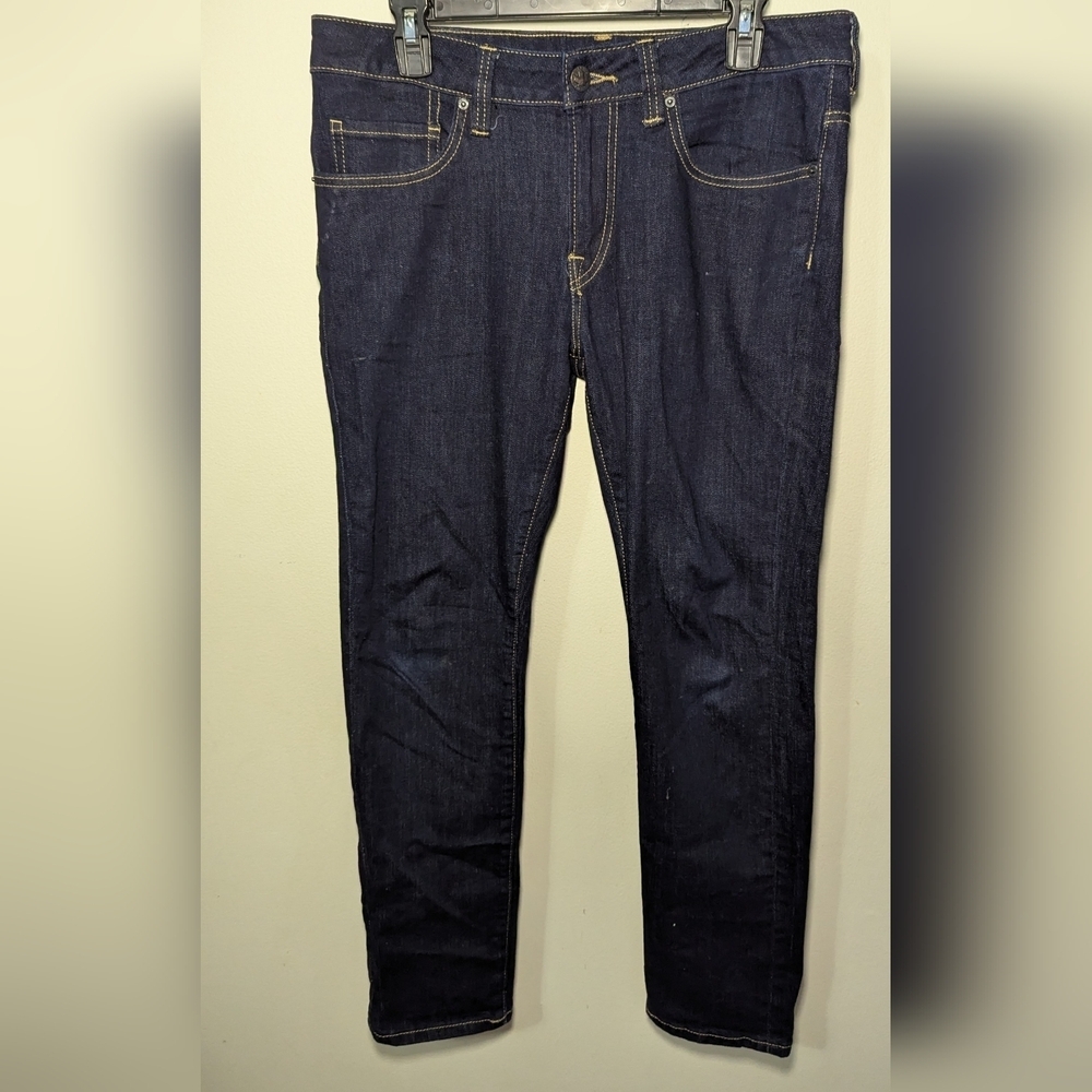 Buffalo David Bitton Slim Ash Jeans Union Made Dark Wash Men's Size 32x30